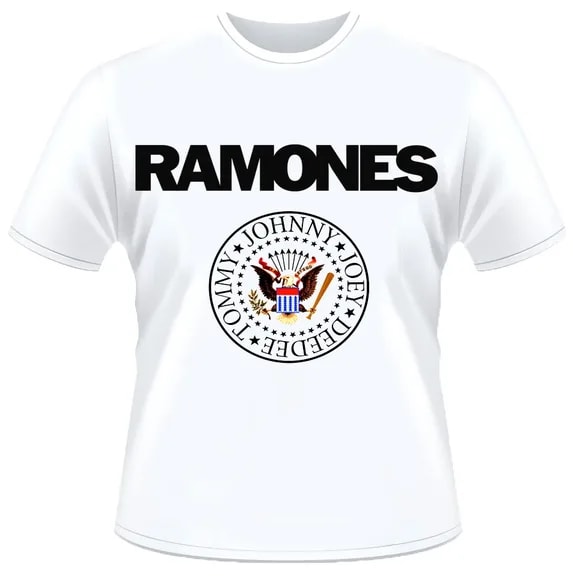 Camiseta Rock - R-a-m-o-n-e-s