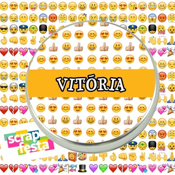 Latinhas Personalizadas Festa Emoticons