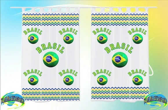 Cortina Personalizada Brasil