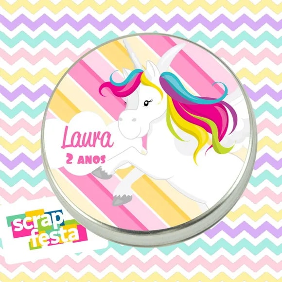 Latinhas Personalizadas Lembrancinhas Festa Unicórnio